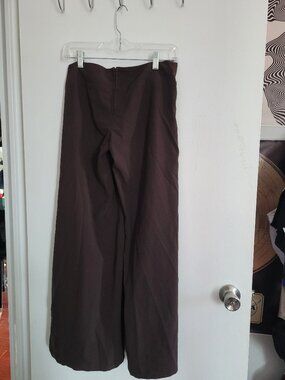 Long brown loose pants